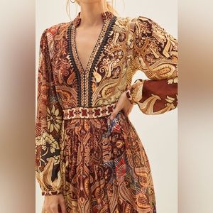 Bhanuni by Jyoti Beaded V-Neck Maxi Dress